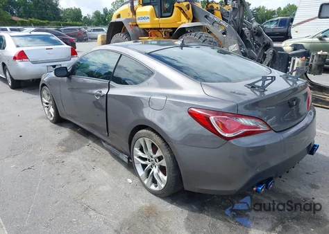 2013 Hyundai Genesis 3.8 Track z USA, uszkodzony, nr VIN KMHHU6KJ7DU097336
